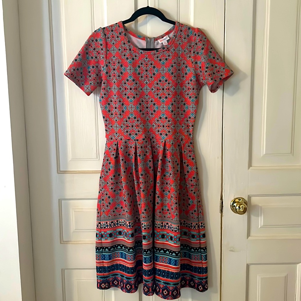 Vibrant LuLaRoe dress.